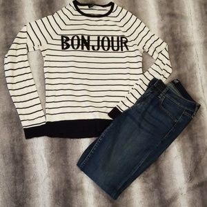 The Limited Bonjour Sweater